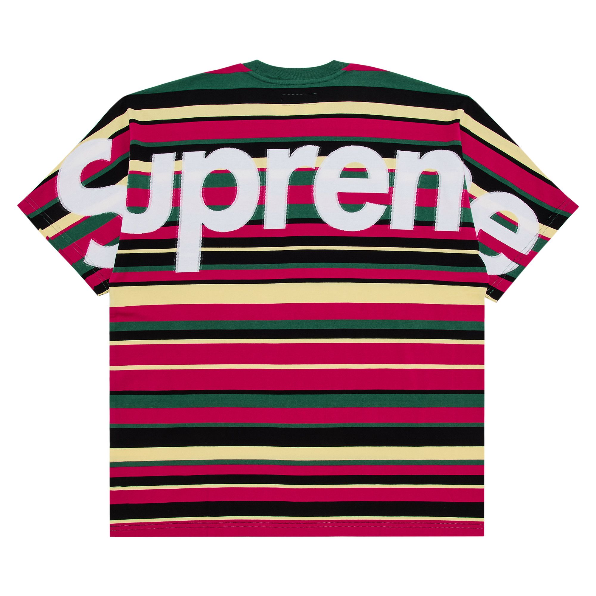 Buy Supreme Intarsia Short-Sleeve Top 'Stripe' - SS25KN13