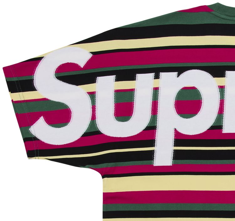 Supreme Intarsia Short Sleeve Top Stripe