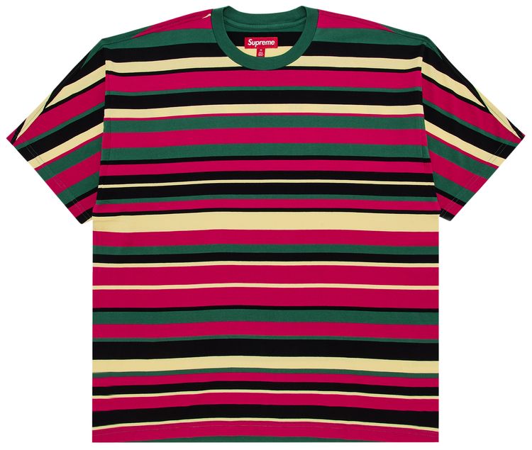 Supreme Intarsia Short Sleeve Top Stripe