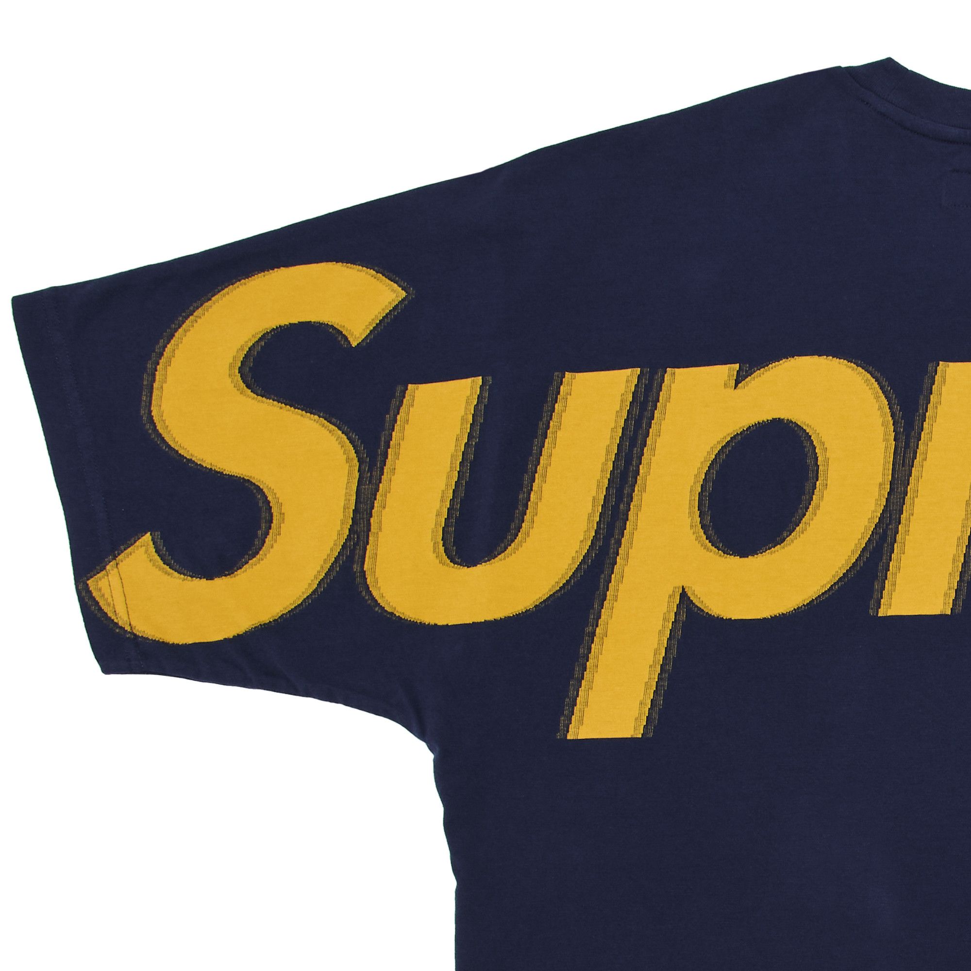 Buy Supreme Intarsia Short-Sleeve Top 'Navy' - SS25KN13 NAVY