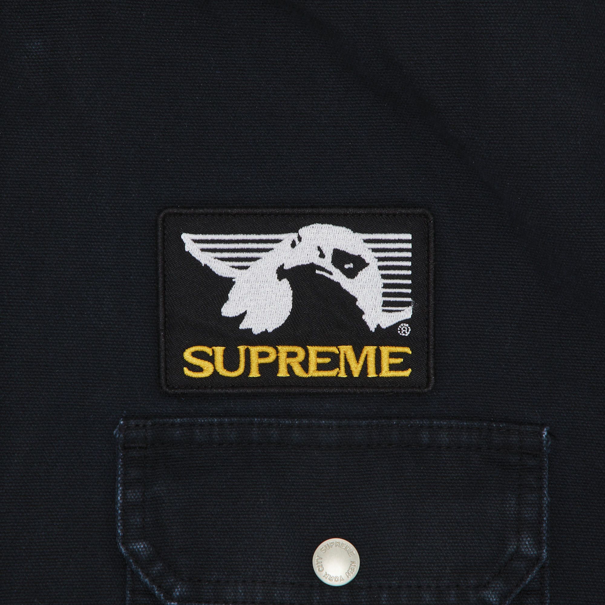 ジャケット・アウター 25SS Supreme Patches Hooded Zip Up Shirt Supreme Patches Hooded Zip Up Shirt Black Men's - SS25 - US