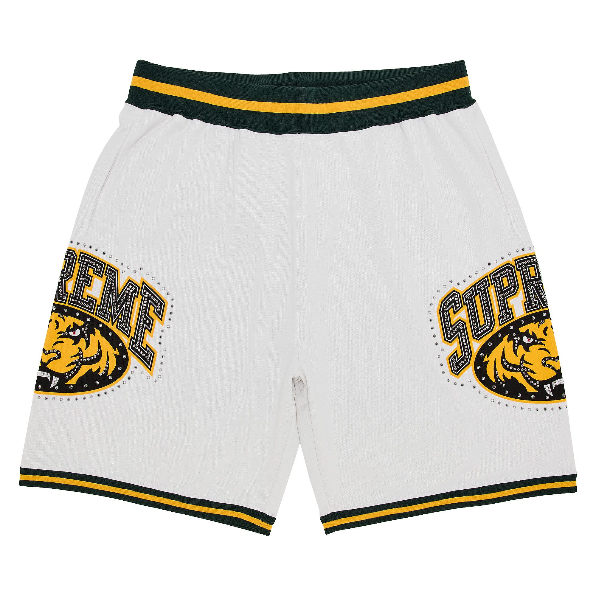 Buy Supreme Studded Basketball Short 'White' - SS25SH36