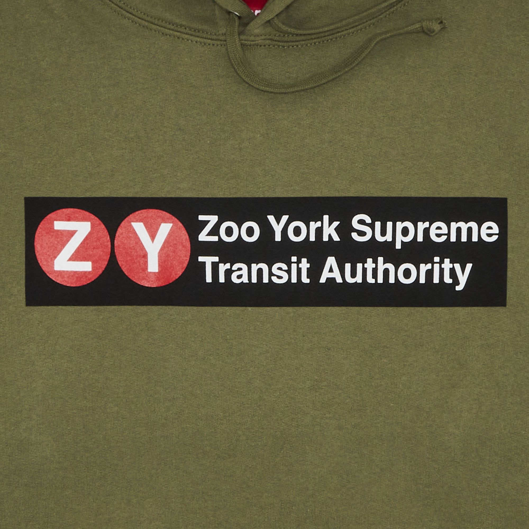 Buy Supreme x Zoo York Hooded Sweatshirt 'Light Olive