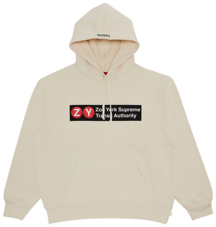 Supreme x Zoo York Hooded Sweatshirt Natural