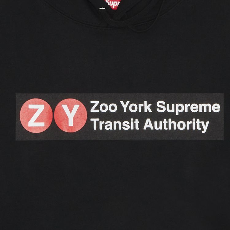Supreme x Zoo York Hooded Sweatshirt Black