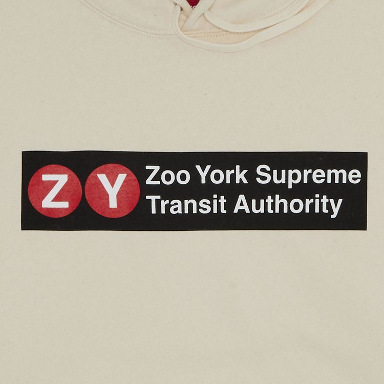 Supreme x Zoo York Hooded Sweatshirt Natural