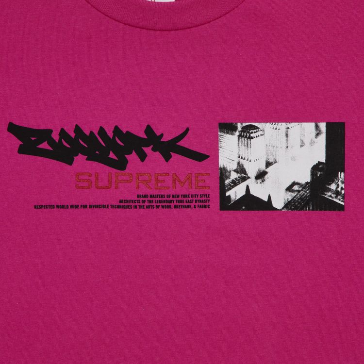 Supreme x Zoo York Dynasty Tee Fuchsia