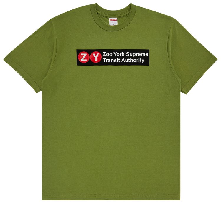 Supreme x Zoo York Transit Tee Moss