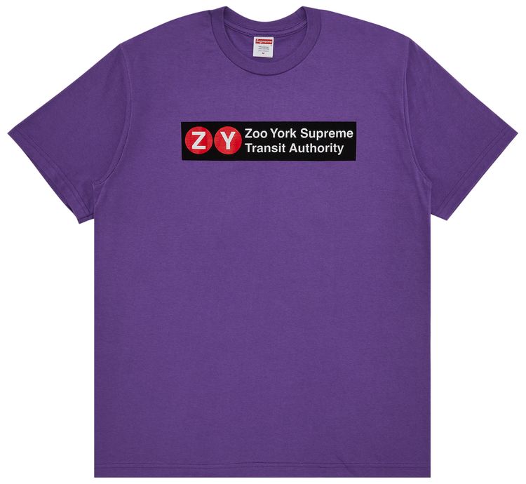 Supreme x Zoo York Transit Tee Purple