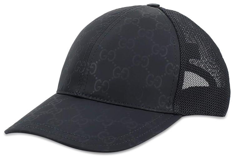 Gucci GG Nylon Baseball Cap Black