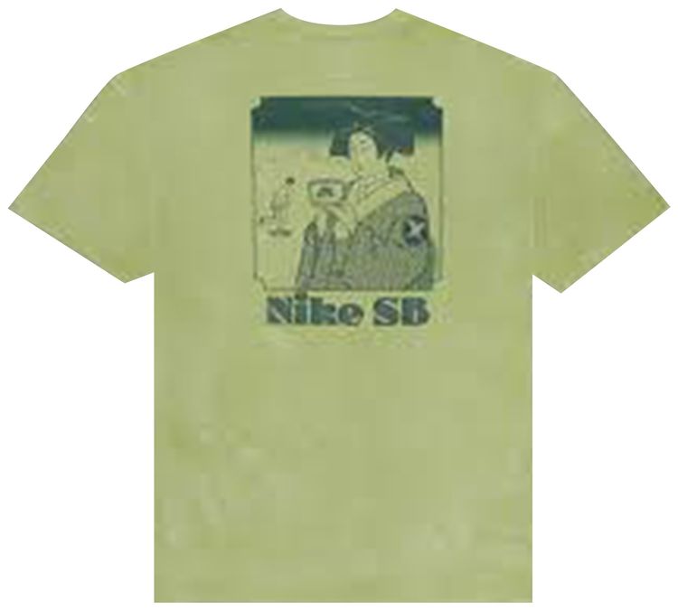 Nike SB Yuto T shirt Olive Aura