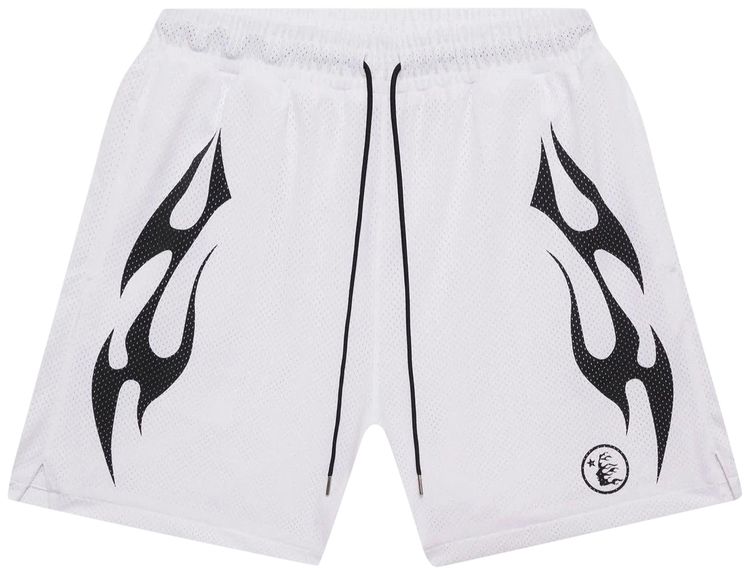 Hellstar Mesh Shorts White
