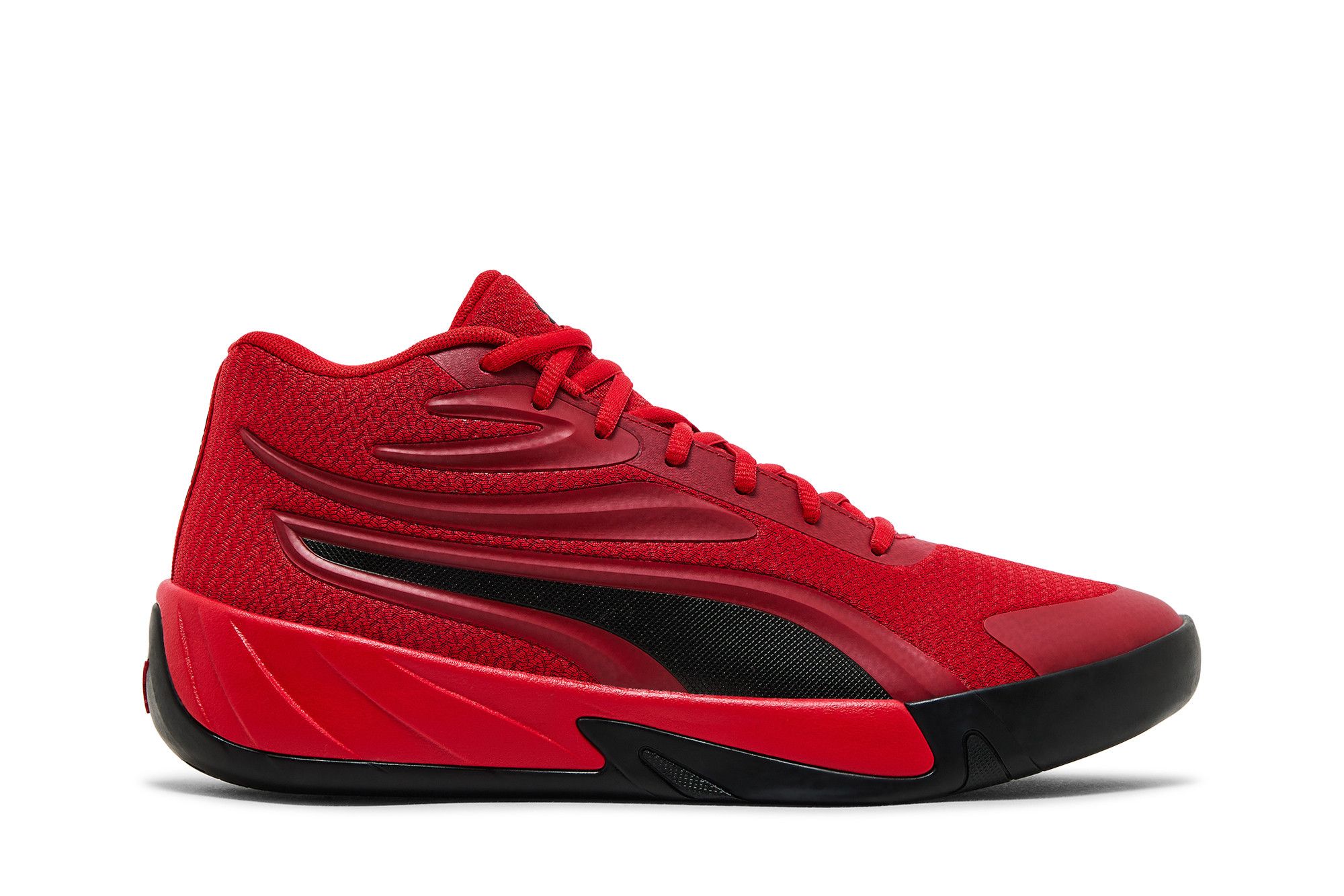 ■m.■ Puma Court Pro Black Electric Lime Men Basketball Hoopers