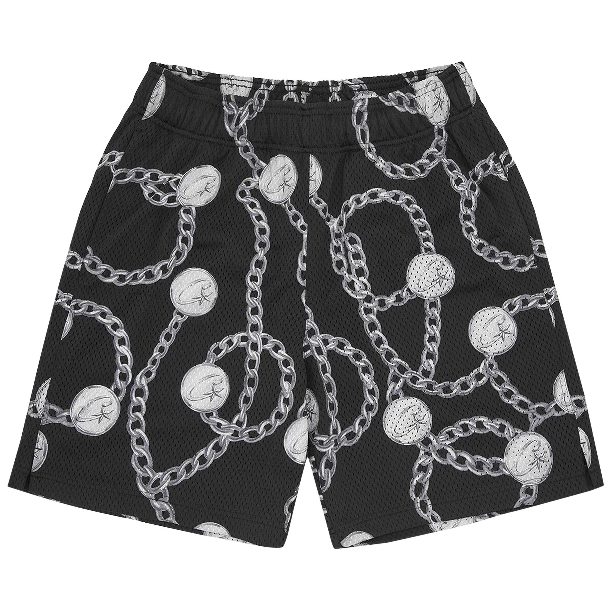 Buy Corteiz Chains Mesh Short 'Black' - 07892 1SS2505CCMSB BLAC | GOAT