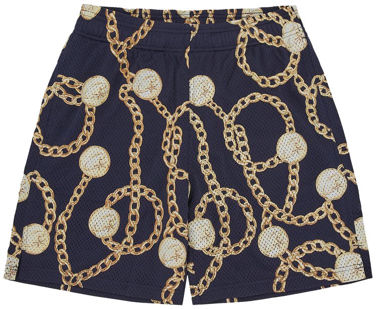 Corteiz Chains Mesh Short Navy
