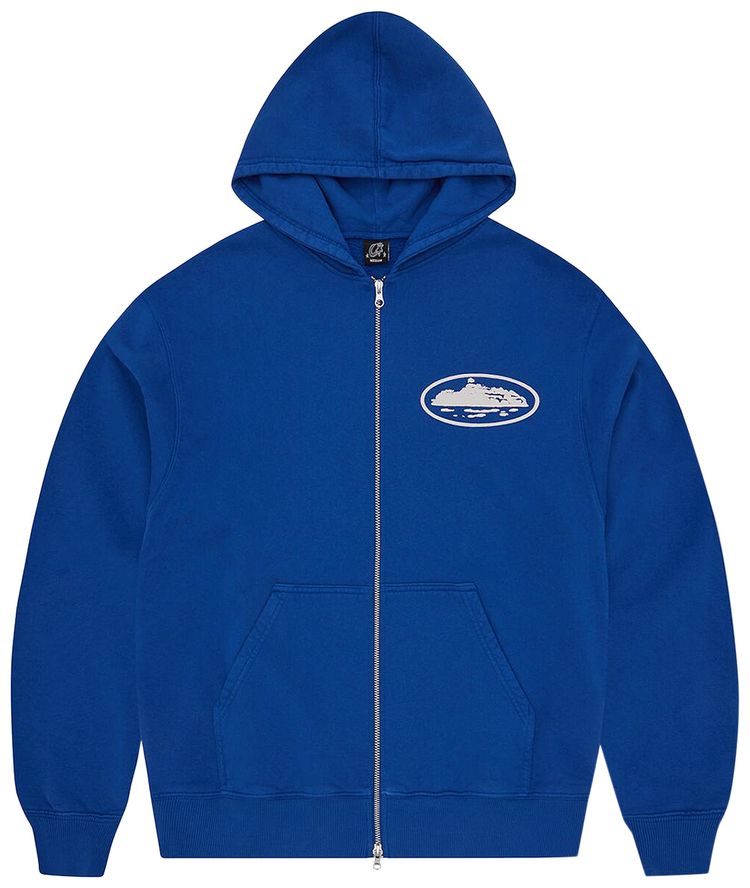 Corteiz Island Puff Print Tracksuit Washed Royal