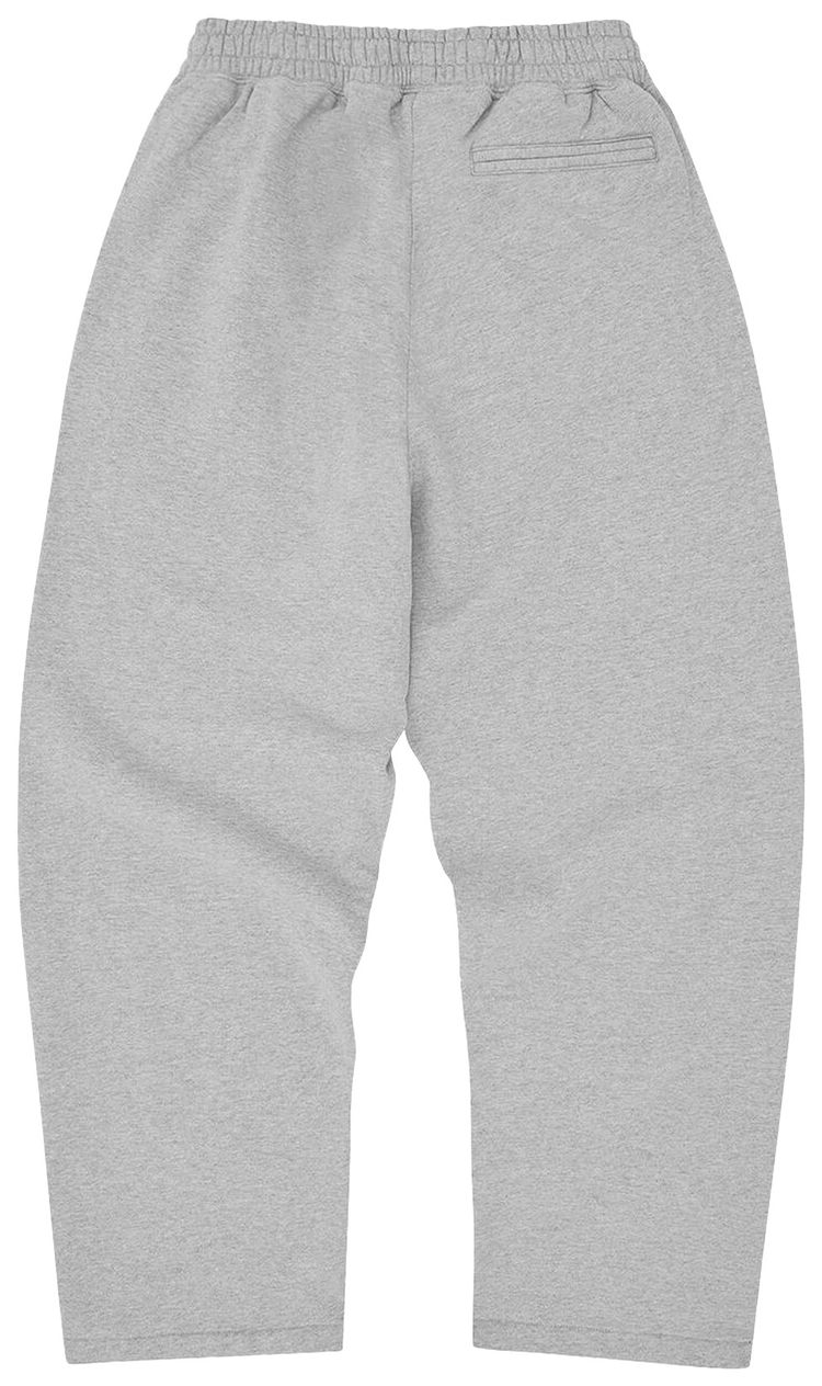 Corteiz Royale Crest Open Hem Sweatpant Heather Grey
