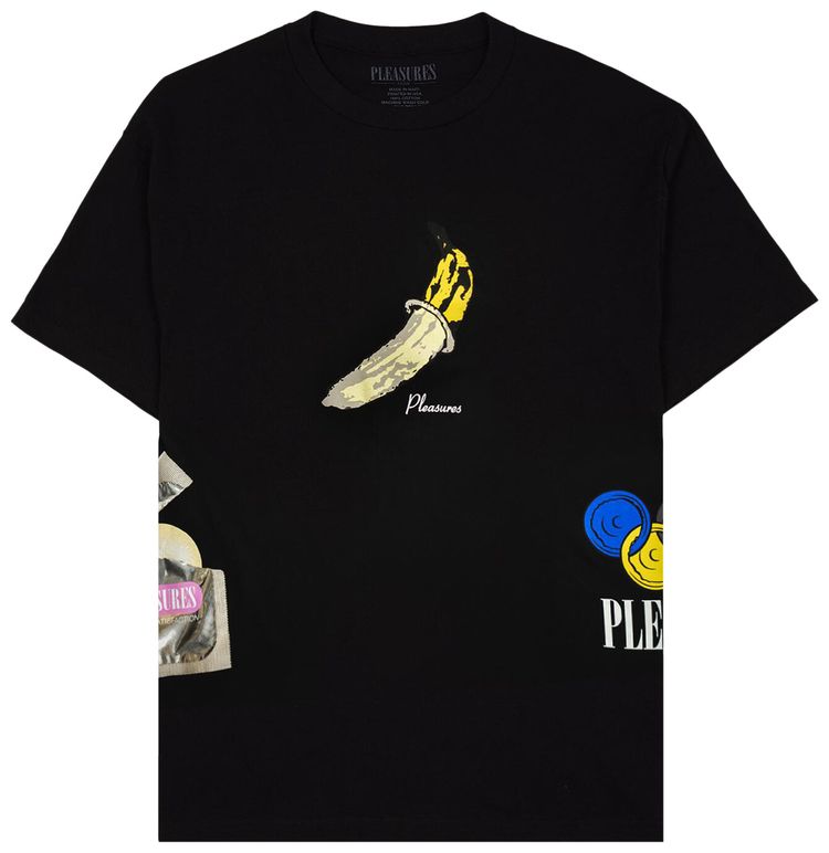 Pleasures Safety T Shirt Black
