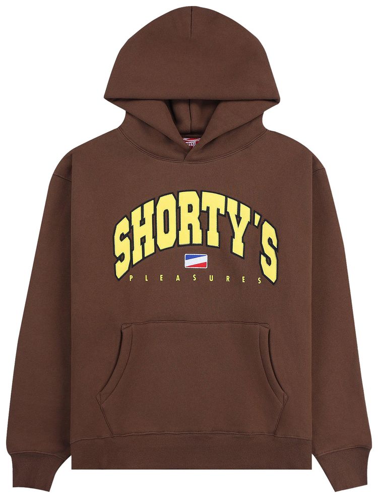 Pleasures Shortys Hoodie Brown