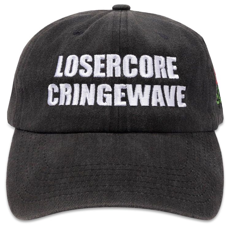 Pleasures Loser Core Cringewave Hat Washed Black