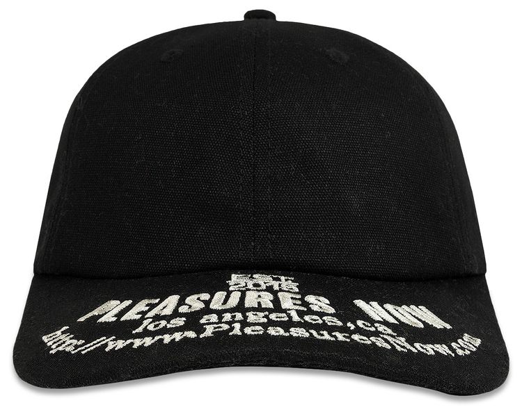 Pleasures Http Canvas Cap Black