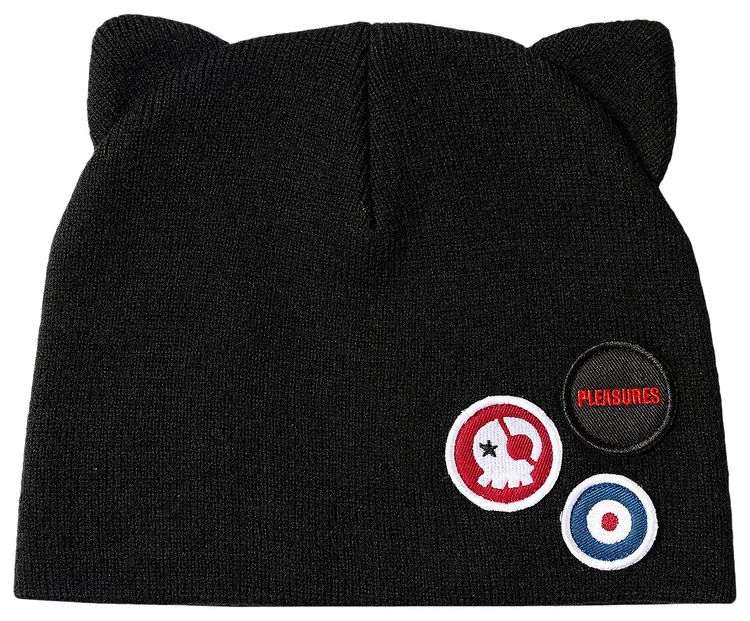 Pleasures Cat Ears Beanie Black