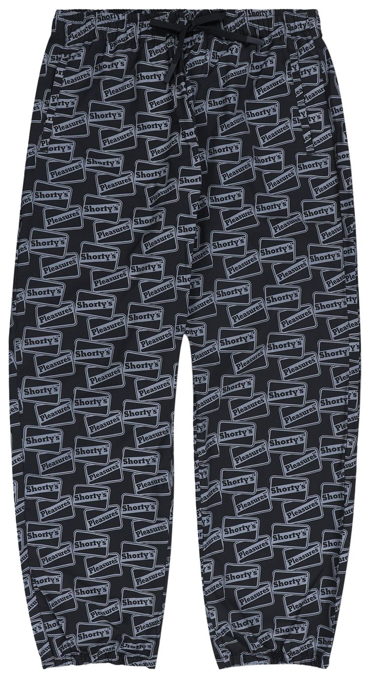 Pleasures Reflective Track Pants Black