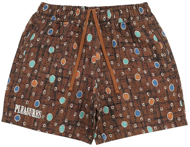 Pleasures Coffer Shorts Brown