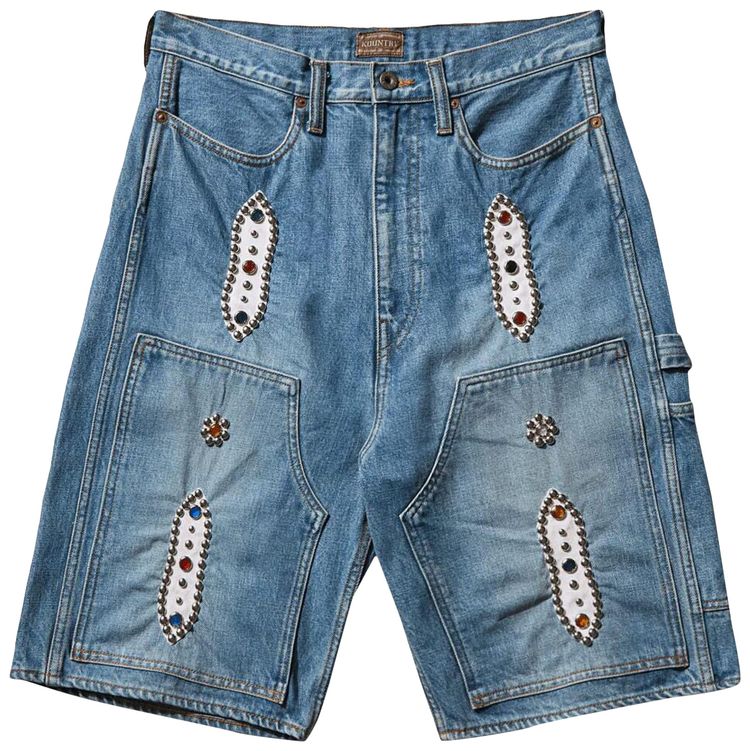 Kapital Denim Shorts Studs Remake Pro