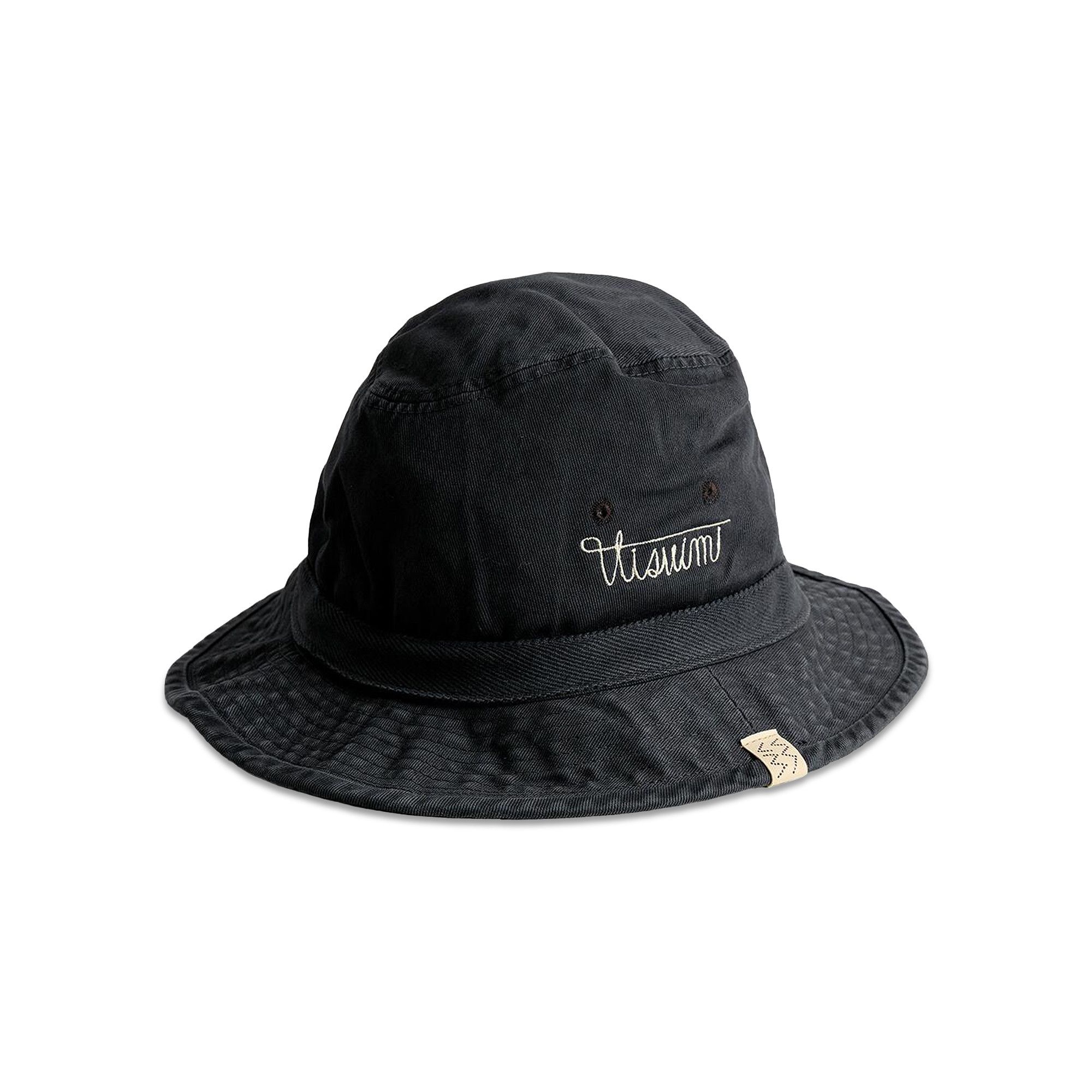 帽子 visvim BUCKET CAP DMGD M-L BLACK BUCKET CAP DMGD