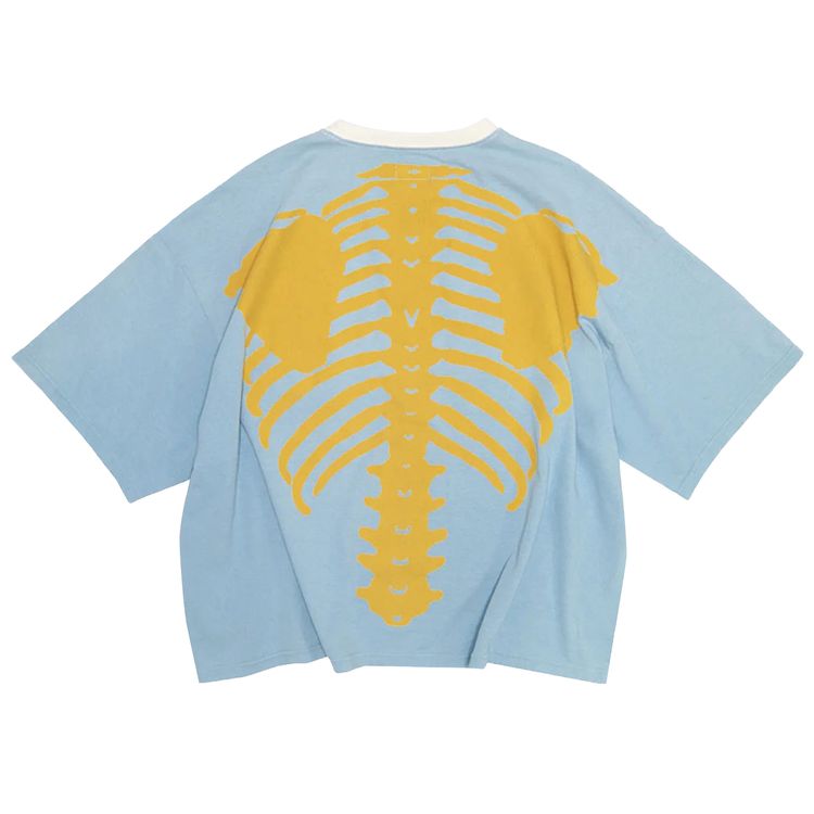 Kapital Jersey 2Tones Big Pocket T Shirt Bone EcruSax