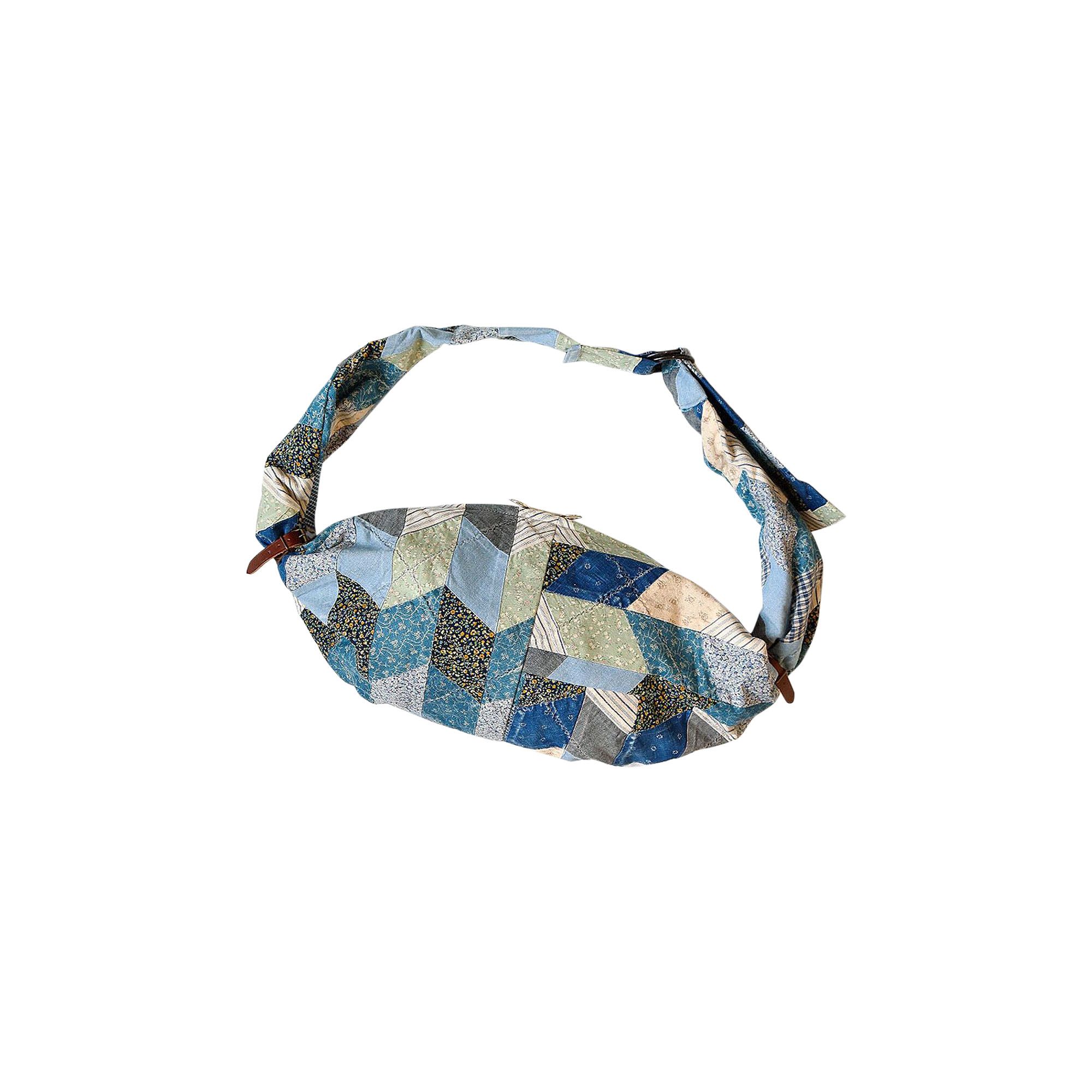 Buy Kapital Yabane Quilt Patchwork Snufkin Bag 'Indigo