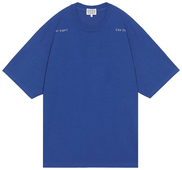Cav Empt MD The Monitors Heavy T Shirt Blue