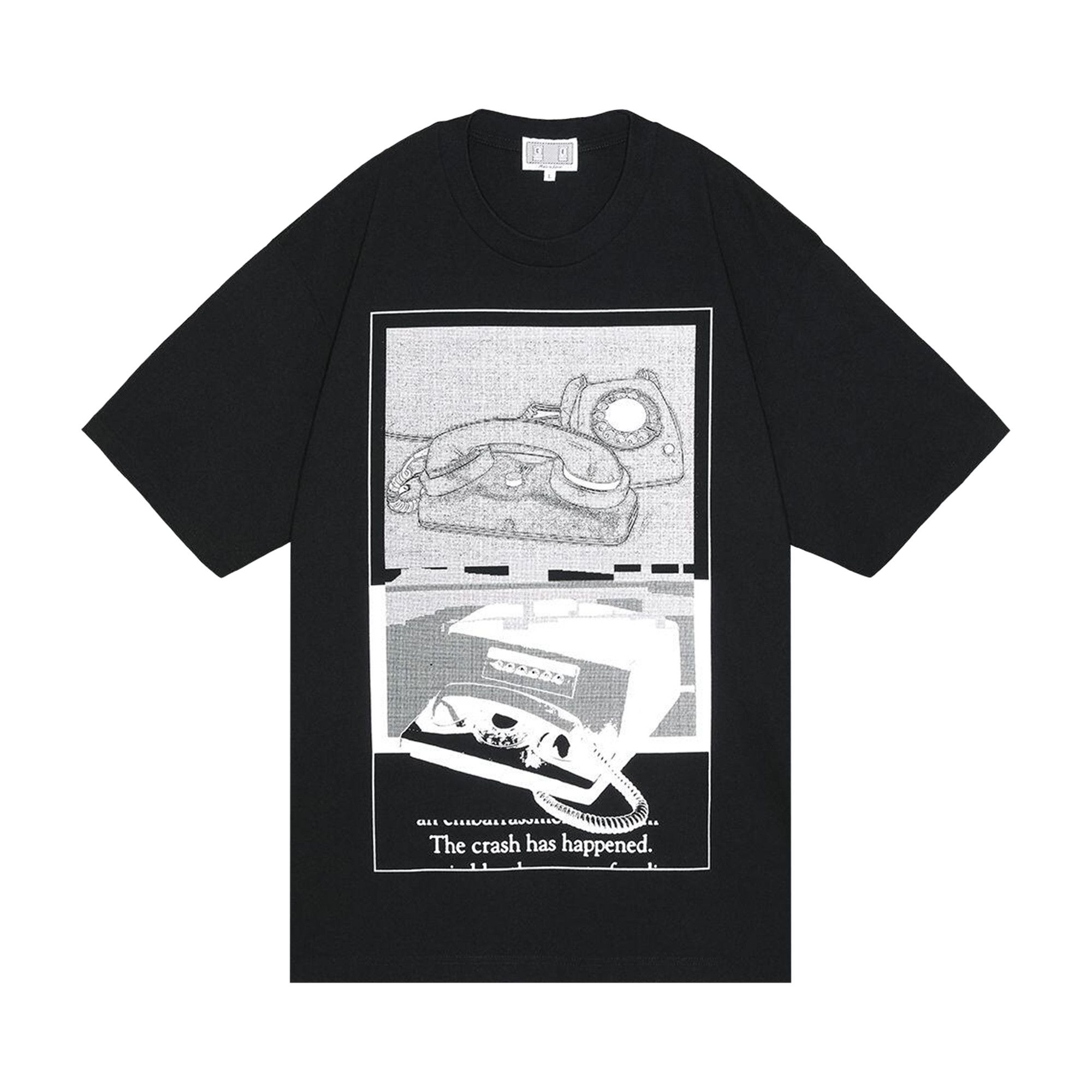 Buy Cav Empt MD Crash Vacui T-Shirt 'Black' - CES27T03 BLAC | GOAT