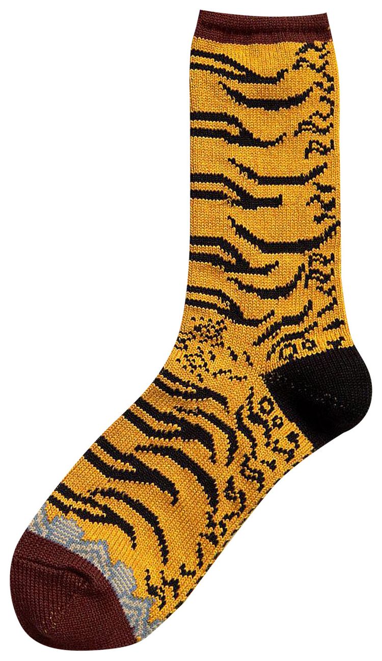 Kapital Nepal Tiger Socks Yellow