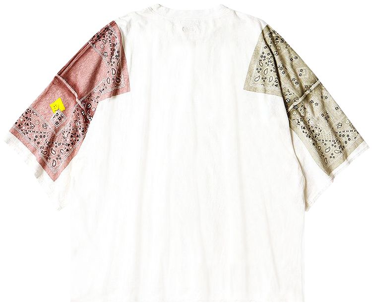 Kapital Jersey Bandanna Huge T Shirt Peckish Rainbowy Green