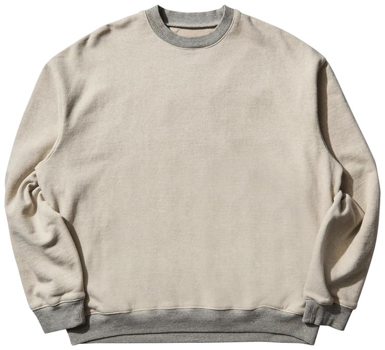 Kapital Top Fleece Knit Bivouac Big Sweatshirt Peckish Maria Beige