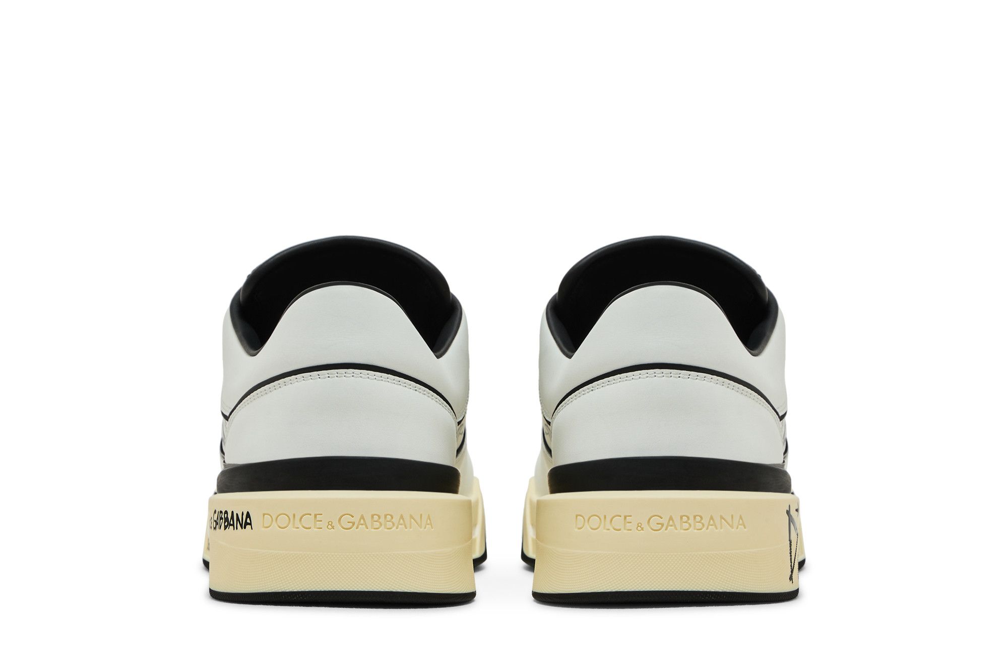 Buy Dolce & Gabbana New Roma Low 'Allover Graffiti - White
