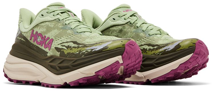 HOKA Wmns Stinson 7 Seed Green Beet Root