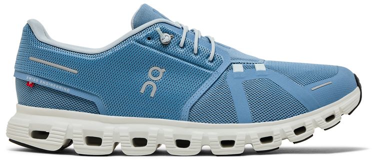 ON Cloud 6 Chambray White