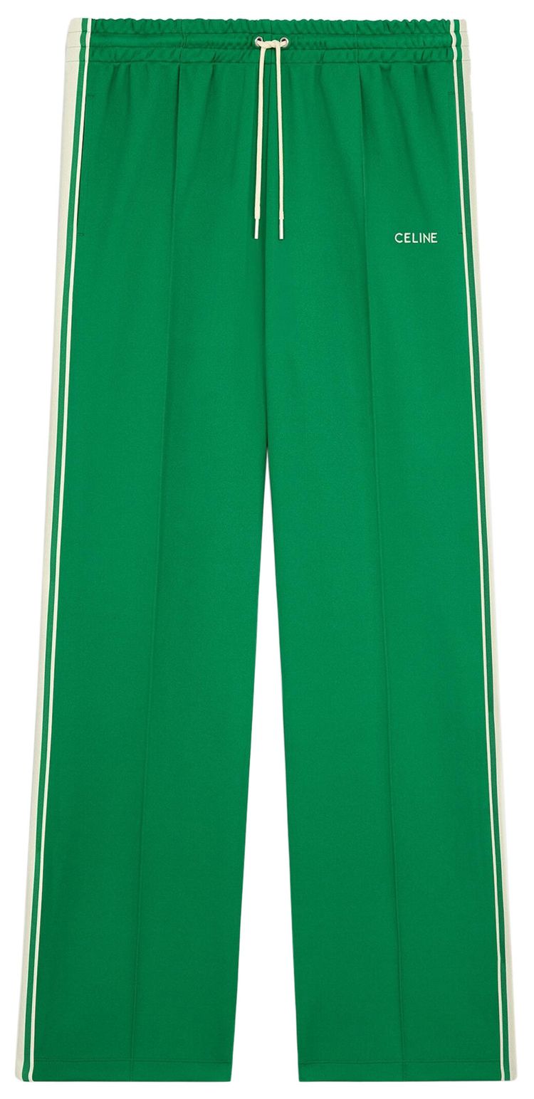 CELINE Tracksuit Pants GreenEcru