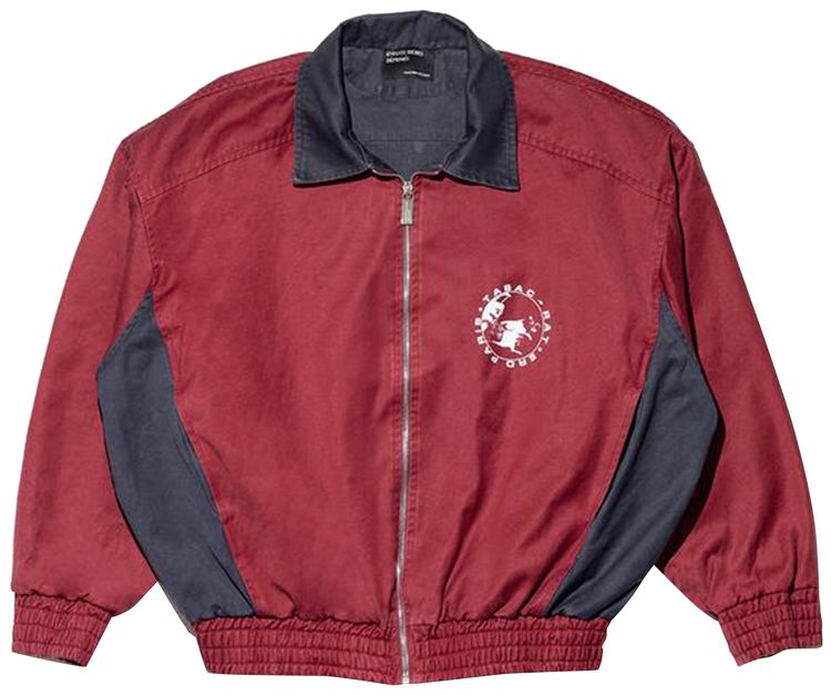 Enfants Riches Deprimes Tabac Rat Track Jacket BurgundyBlack