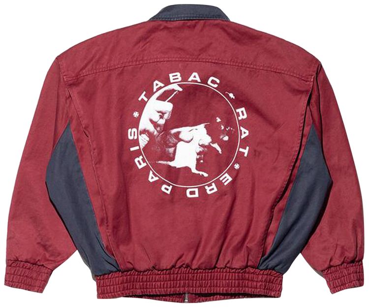 Enfants Riches Deprimes Tabac Rat Track Jacket BurgundyBlack