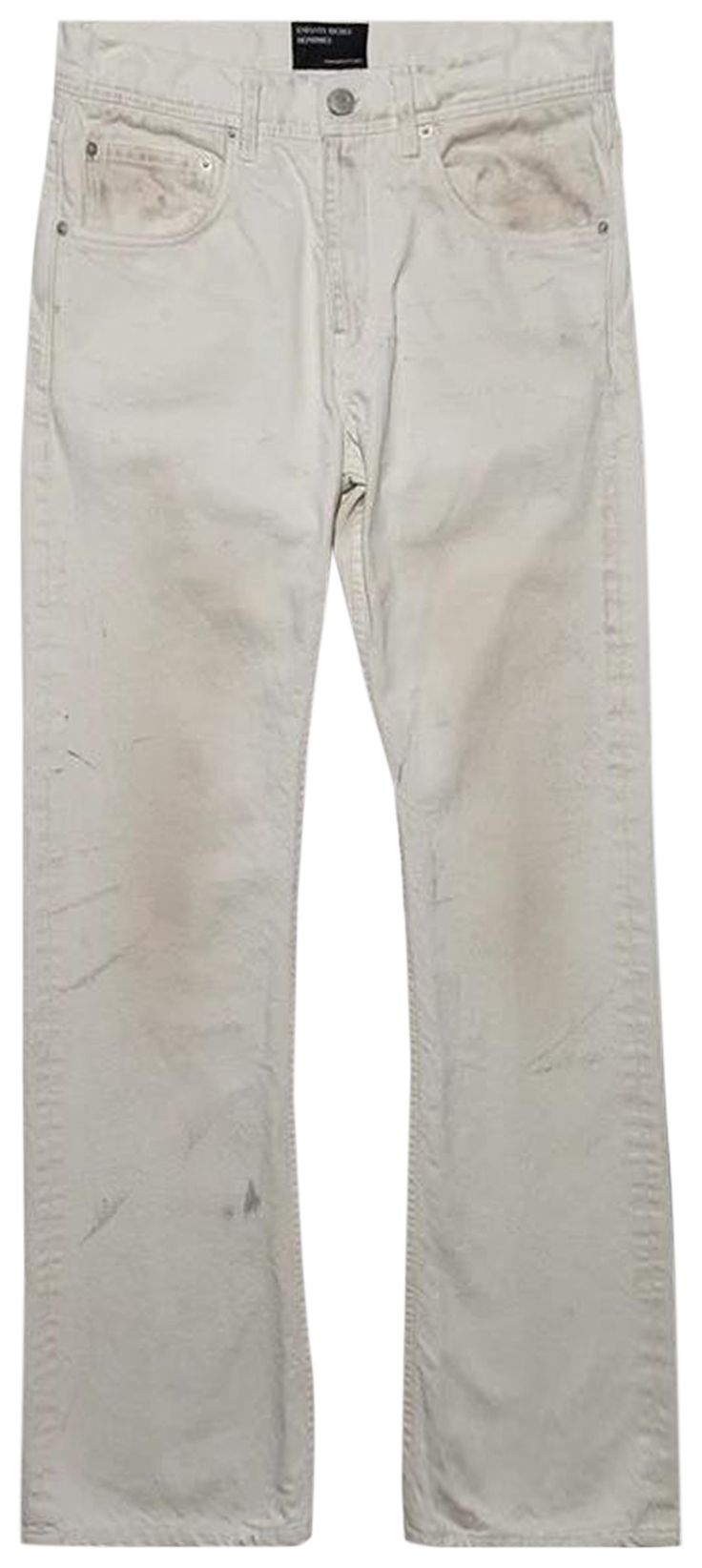 Enfants Riches Deprimes Classic Flare Leg Jeans Dirty White