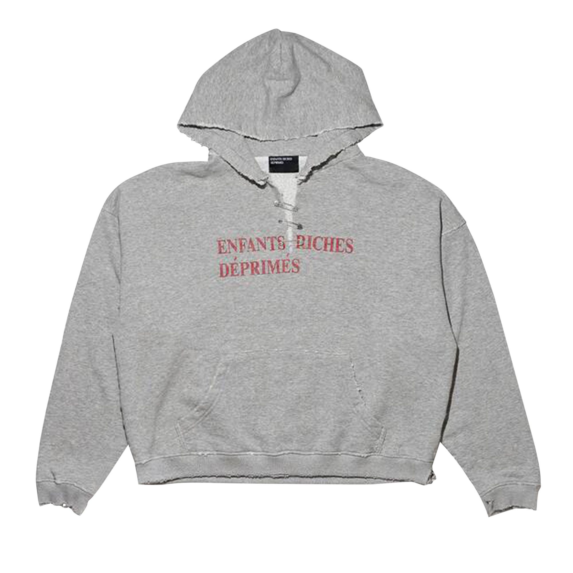 Buy Enfants Riches Déprimés Classic Logo Hoodie 'Heather Grey