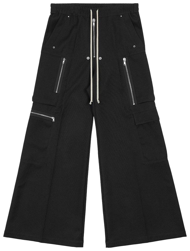 Rick Owens Wool Cargobela Pants Black