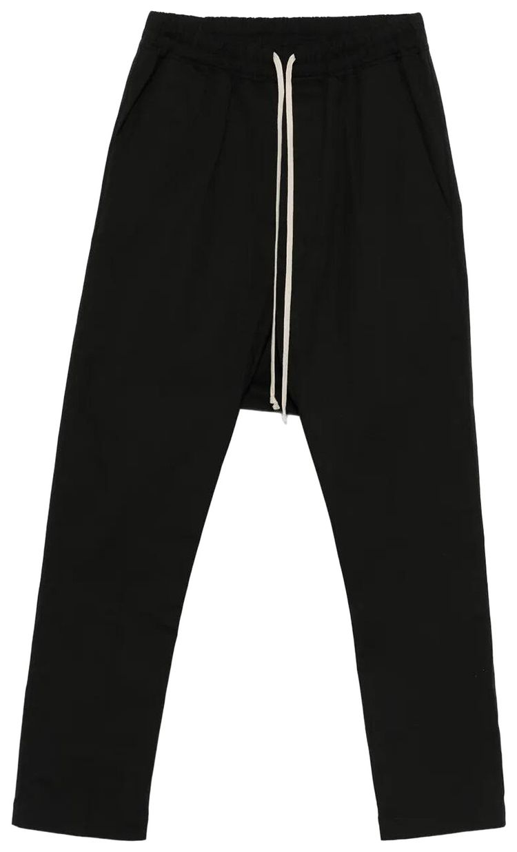Rick Owens Drawstring Long Pants Black