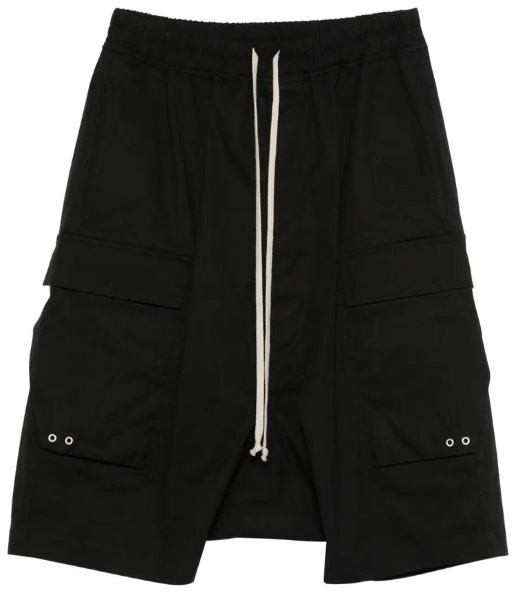 Rick Owens Cargo Pod Shorts Black