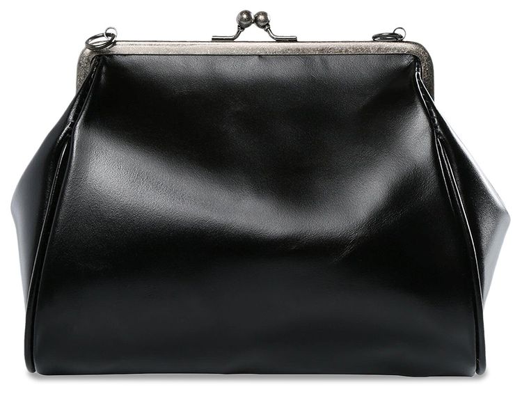 Ys Metal Clasp Shoulder Bag Black