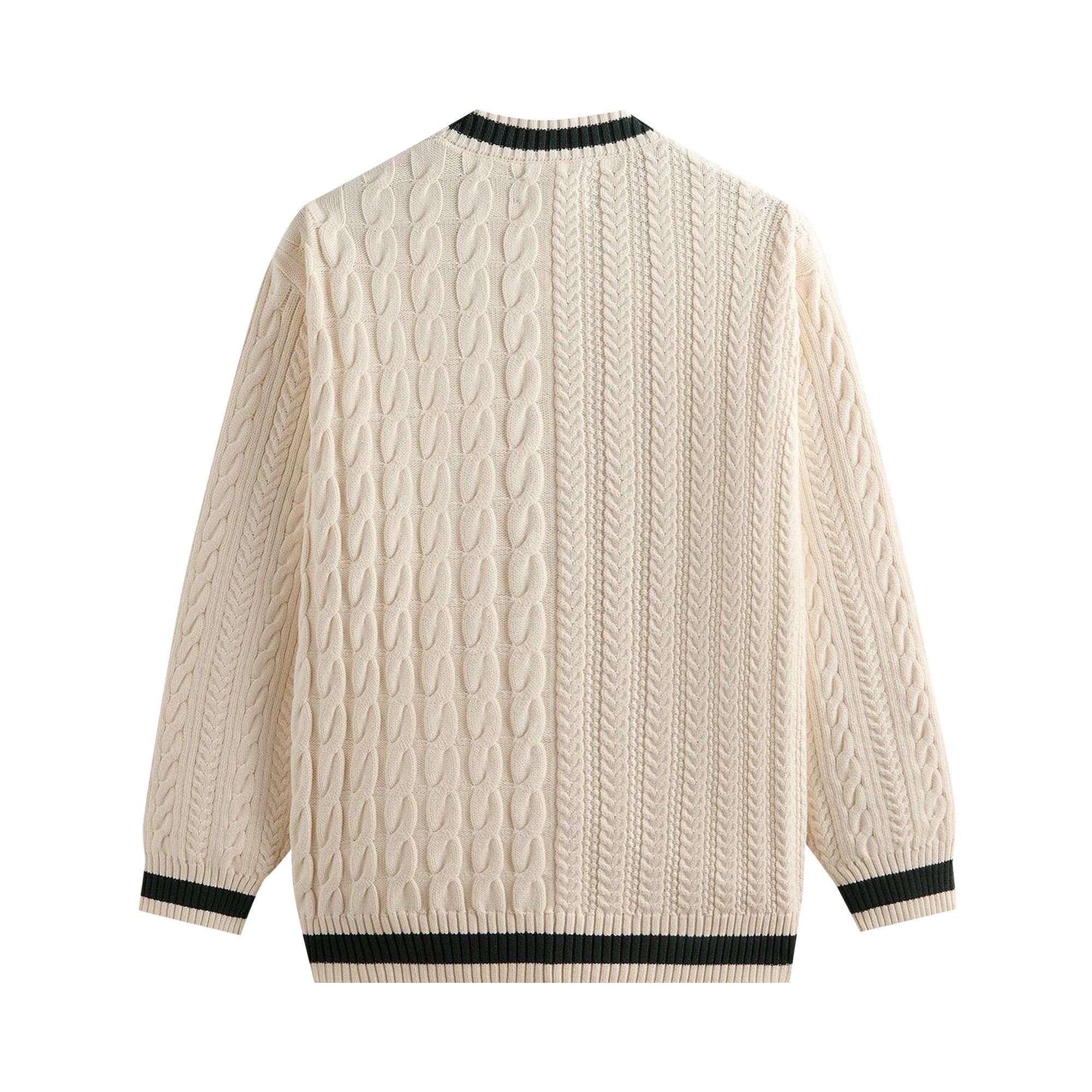 Buy Kith x Wilson Cardigan Sweater 'Sandrift' - WMK0029511GYC | GOAT